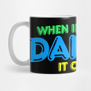 When is doubt dance it out retro dancer Mug